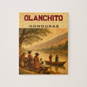  Honduras Olanchito Retro poster Jigsaw Puzzle