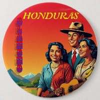  Honduras OLANCHO Retro poster