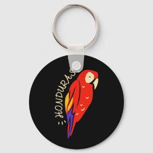 Honduras Parrot Key Ring