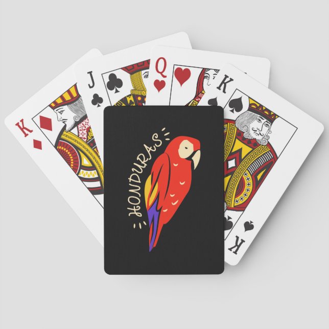 Honduras Parrot Playing Cards (Back)