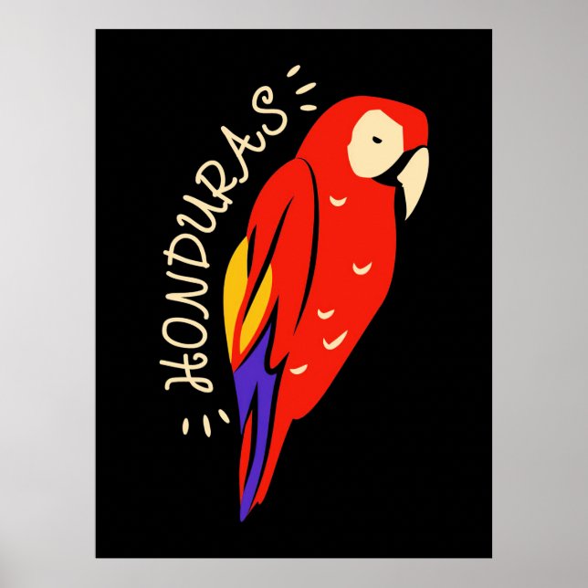 Honduras Parrot Poster (Front)