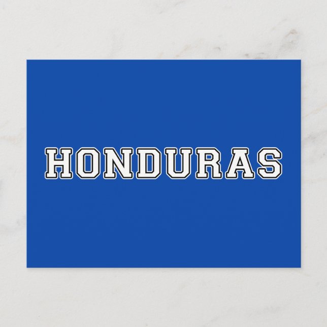 Honduras Postcard (Front)