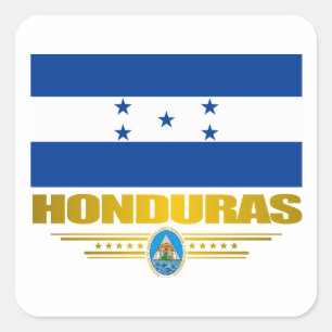 "Honduras Pride" Square Sticker