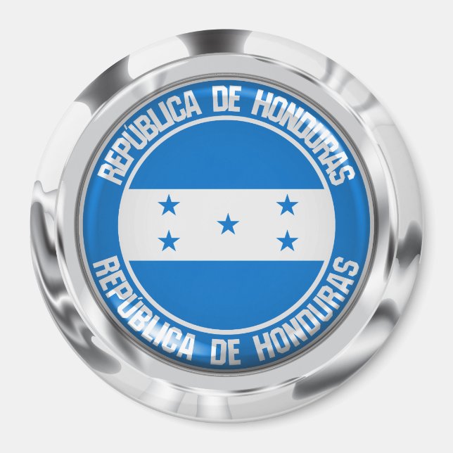 Honduras Round Emblem Magnet (Front)