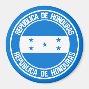 Honduras Round Emblem Magnet