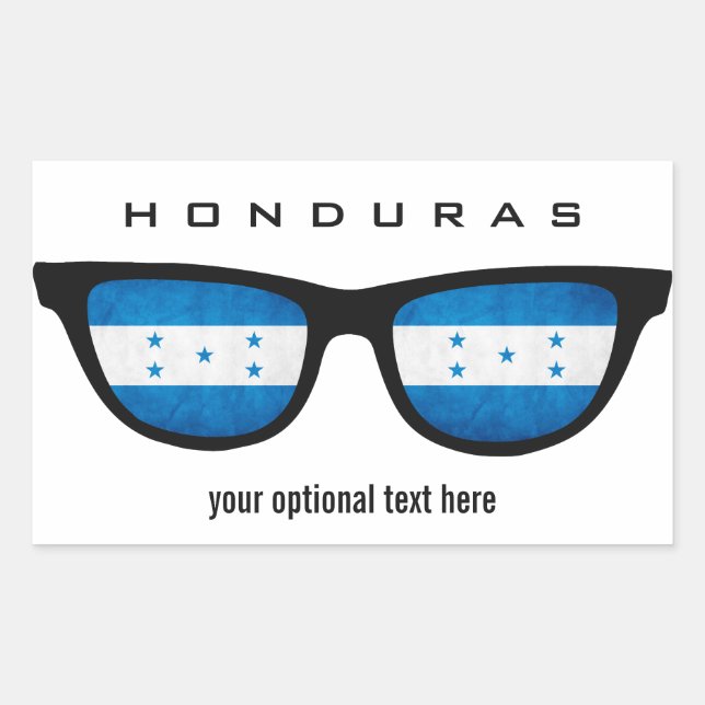 Honduras Shades custom stickers (Front)