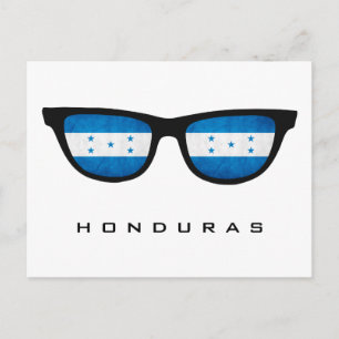Honduras Shades custom text & colour postcard