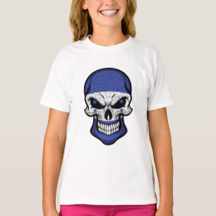 Honduras Smiling Skull Flag  T-Shirt