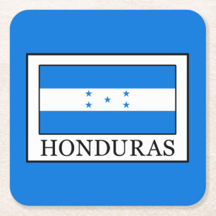 Honduras Square Paper Coaster
