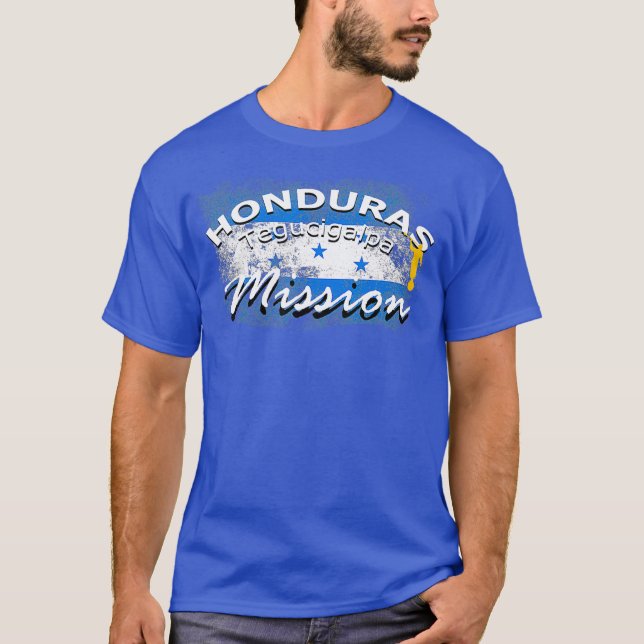 Honduras Tegucigalpa Mormon LDS Mission Gift T-Shirt (Front)