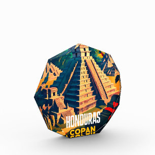 Honduras Travel Vintage Retro Poster Photo Block