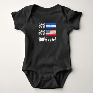 Honduras United States 100% Cute Baby Bodysuit