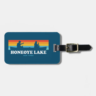Honeoye Lake New York Canoe Luggage Tag