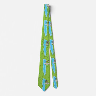 Honeoye Lake New York map Tie