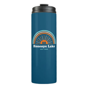 Honeoye Lake New York Rainbow Thermal Tumbler
