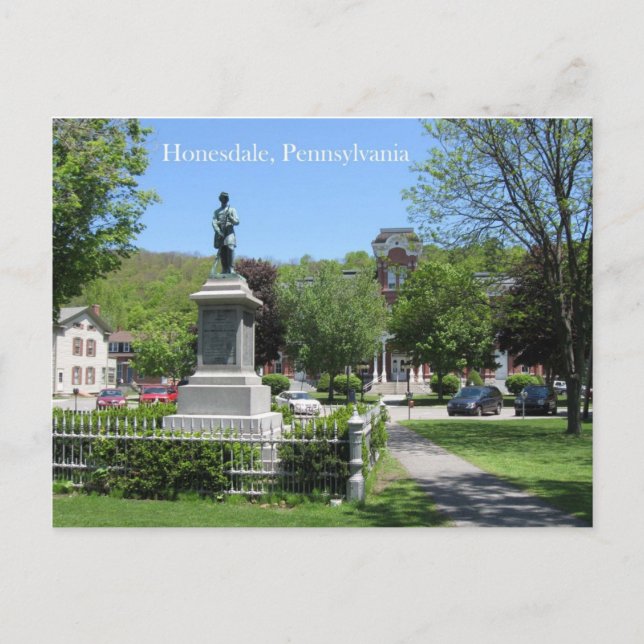 Honesdale, PA Postcard (Front)