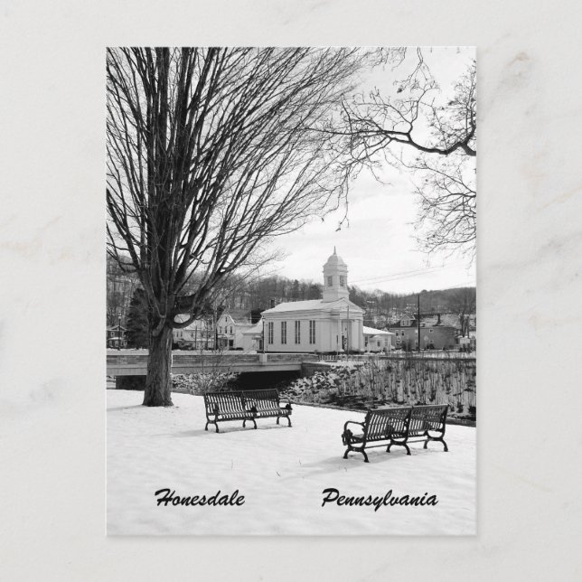 Honesdale Pennsylvania Postcard (Front)