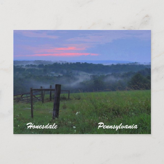 Honesdale Pennsylvania Postcard (Front)
