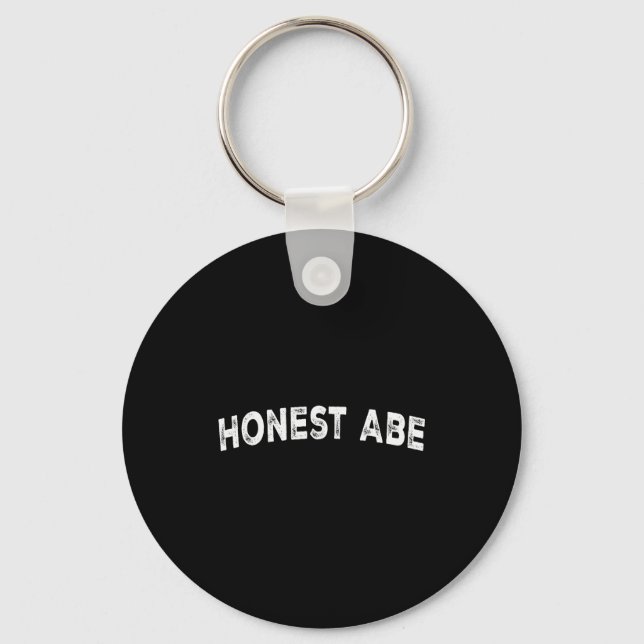 Honest Abe  Key Ring (Front)