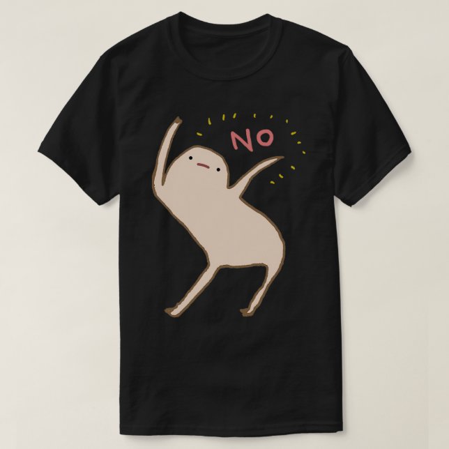 Honest Blob Says No T-Shirt (Design Front)