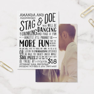 Honestly Stag and Doe Ticket