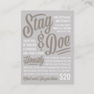 Honestly Stag & Doe Ticket