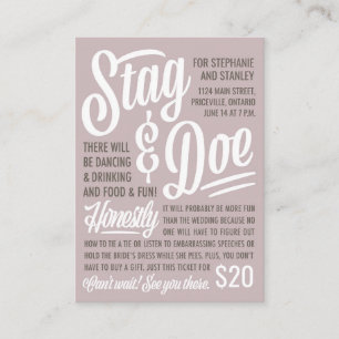 Honestly Stag & Doe Ticket