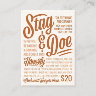 Honestly Stag & Doe Ticket