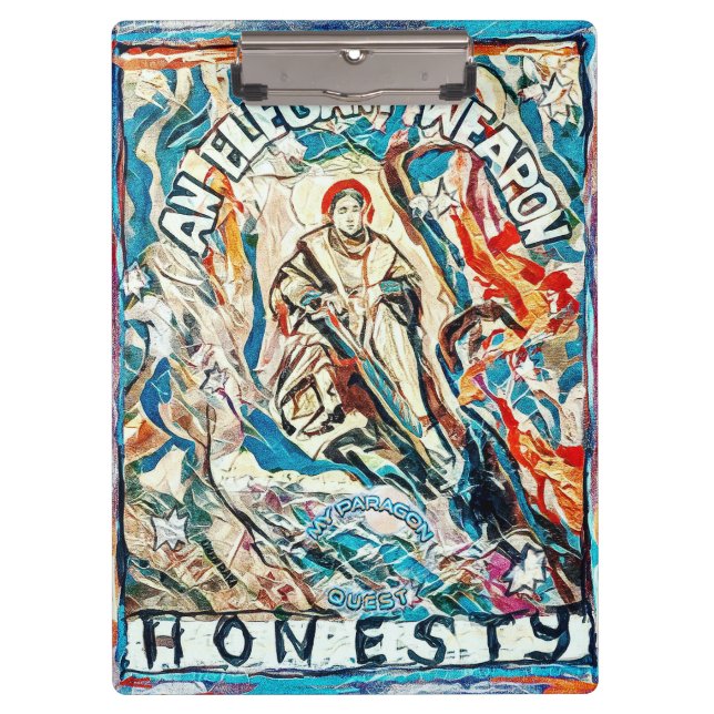 Honesty, an elegant weapon. clipboard (Front)
