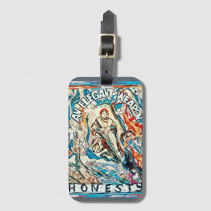 Honesty, an elegant weapon luggage tag