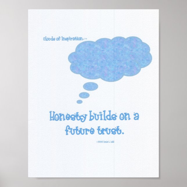 Honesty builds trust poster (Front)