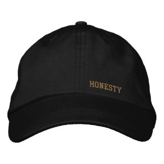 Honesty Embroidered Hat
