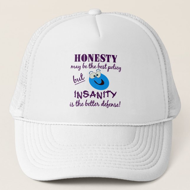 Honesty / Insanity hat (Front)