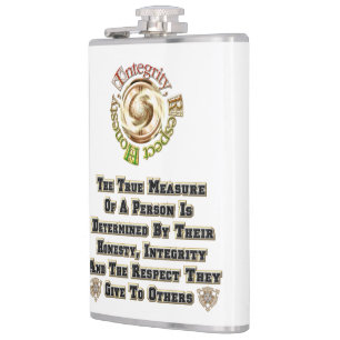 Honesty Integrity Respect MXT Hip Flask