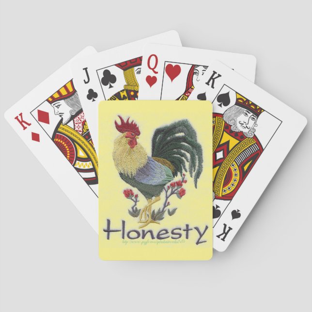 "Honesty" Playing Cards (Back)