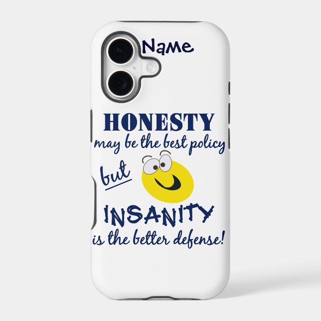 Honesty vs. Insanity custom iPhone 5 Case-Mate (Back)