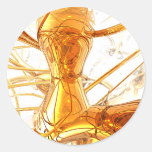 Honey Abstract Sticker