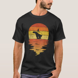Honey Badger 70s retro sunset vintage Honey Badger T-Shirt