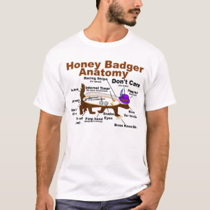 Honey Badger Anatomy T-Shirt