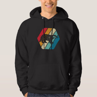 Honey Badger Animal Wildlife Retro Hoodie