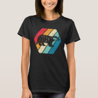 Honey Badger Animal Wildlife Retro