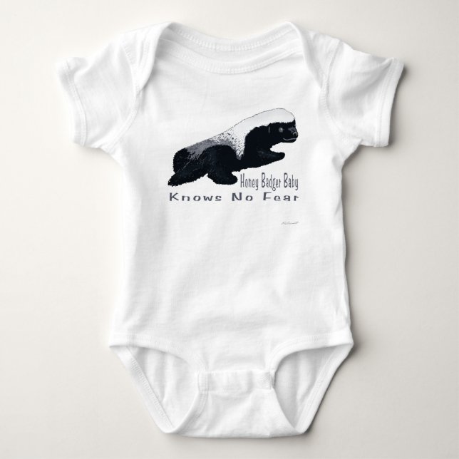 Honey Badger Baby Infant Creeper (Front)