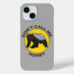 Honey Badger badass quote iPhone 15 Case
