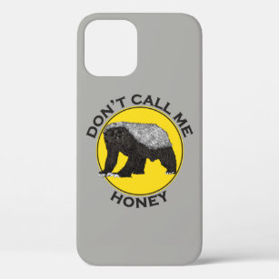 Honey Badger badass quote iPhone 12 Pro Case
