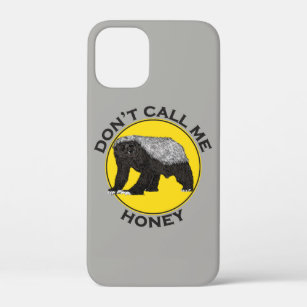 Honey Badger badass quote iPhone 12 Mini Case