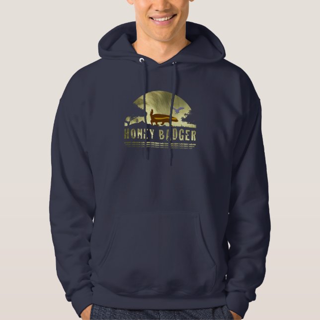 Honey Badger Bird Hoodie (Front)
