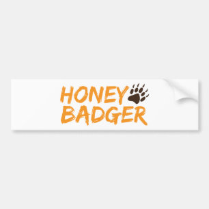 Honey Badger Bumper Sticker