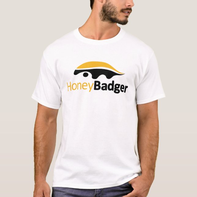 Honey Badger Classic Logo T-Shirt (Front)