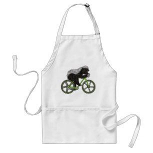 Honey Badger Cycling Funny Badass Animal Cyclist Standard Apron