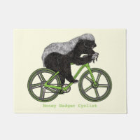 Honey Badger Cycling Funny Badass Cyclist Humour 
